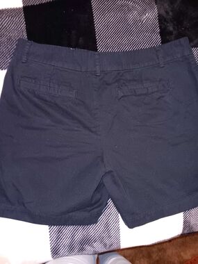 Jones New York Women's High Waist Shorts - Navy Blue